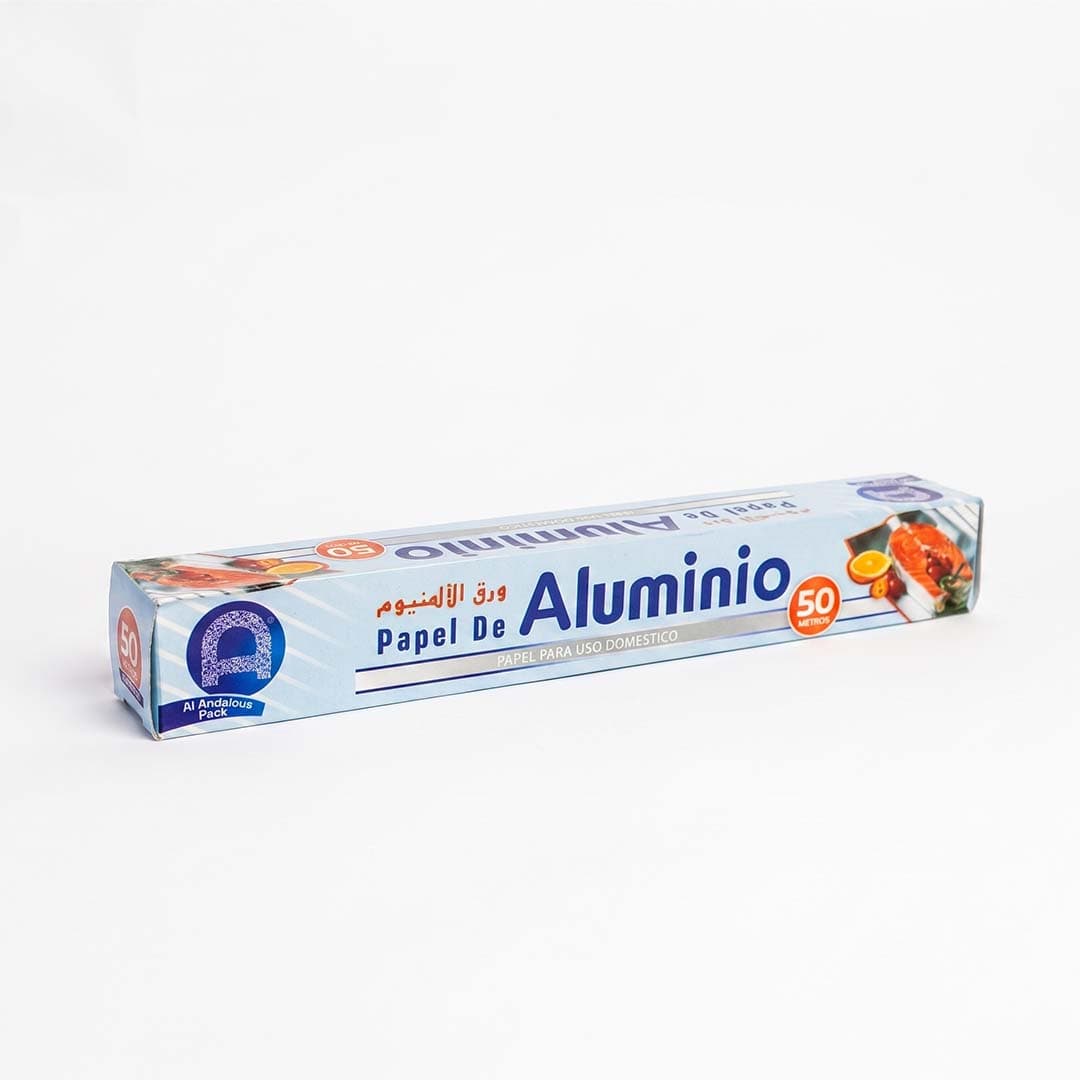 Papel de Aluminio 50m – Al Andalous Pack 4